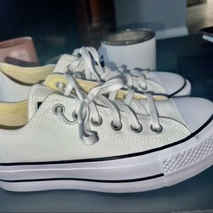 Platform White Converse